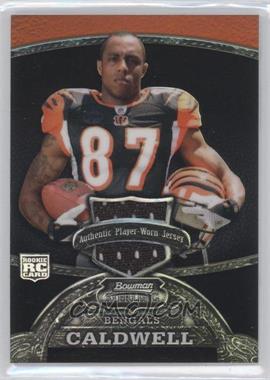 2008 Bowman Sterling - [Base] - Black Refractor #160 - Andre Caldwell /50
