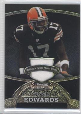 2008 Bowman Sterling - [Base] - Black Refractor #79 - Braylon Edwards /50