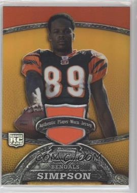 2008 Bowman Sterling - [Base] - Gold Refractor #168 - Jerome Simpson /25