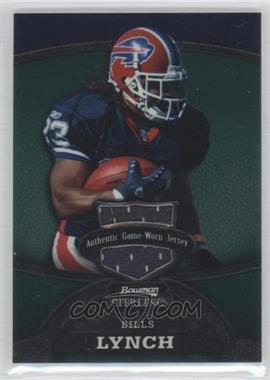 2008 Bowman Sterling - [Base] - Green Jerseys #67 - Marshawn Lynch /249