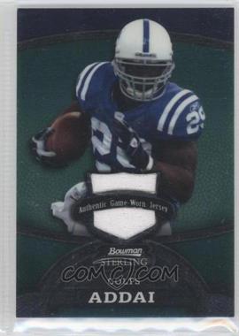 2008 Bowman Sterling - [Base] - Green Jerseys #68 - Joseph Addai /249