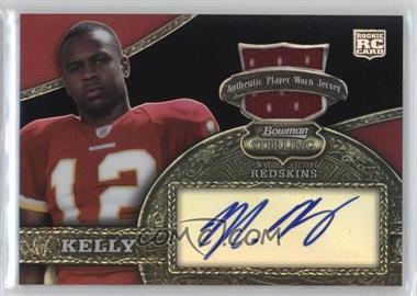 2008 Bowman Sterling - [Base] - Rookie Autographs Black Refractor [Autographed] #162 - Malcolm Kelly /50