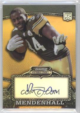 2008 Bowman Sterling - [Base] - Rookie Autographs Gold Refractor #152 - Rashard Mendenhall /25