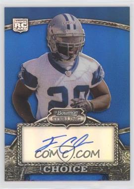 2008 Bowman Sterling - Redemption Blue Refractor Rookies - Autographs #BA4 - Tashard Choice