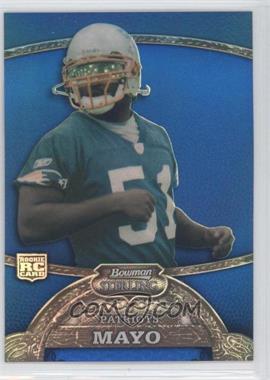 2008 Bowman Sterling - Redemption Blue Refractor Rookies #BS10 - Jerod Mayo