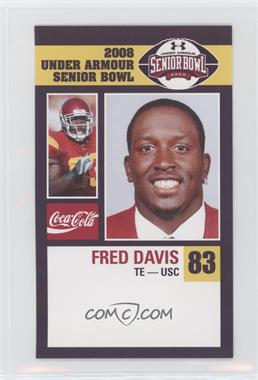 2008 Coca-Cola Under Armour Senior Bowl - [Base] #_FRDA - Fred Davis