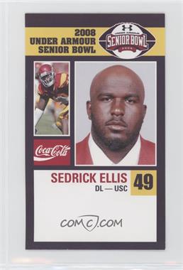 2008 Coca-Cola Under Armour Senior Bowl - [Base] #_SEEL - Sedrick Ellis