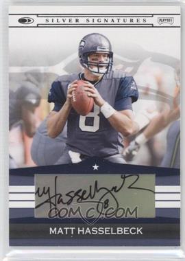 2008 Donruss - Silver Signatures #SS-MH - Matt Hasselbeck