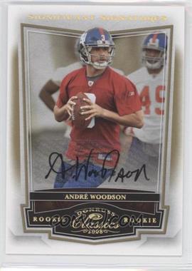 2008 Donruss Classics - [Base] - Significant Signatures Gold #172 - Andre' Woodson /125