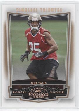 2008 Donruss Classics - [Base] - Timeless Tributes Bronze #204 - Aqib Talib /250