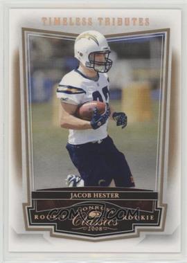 2008 Donruss Classics - [Base] - Timeless Tributes Bronze #213 - Jacob Hester /250