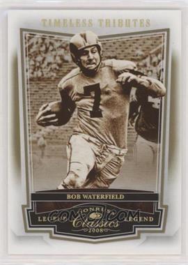 2008 Donruss Classics - [Base] - Timeless Tributes Gold #109 - Legend - Bob Waterfield /50