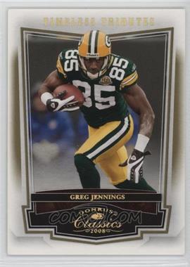 2008 Donruss Classics - [Base] - Timeless Tributes Gold #37 - Greg Jennings /50