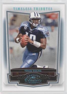 2008 Donruss Classics - [Base] - Timeless Tributes Platinum #95 - Vince Young /25