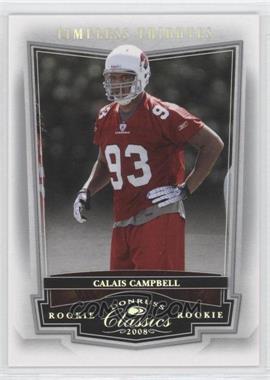 2008 Donruss Classics - [Base] - Timeless Tributes Silver #157 - Calais Campbell /100