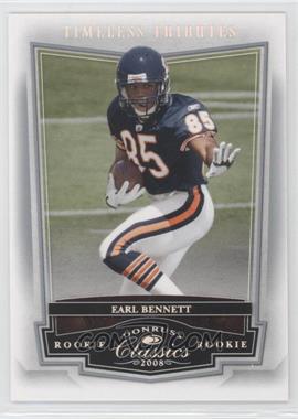 2008 Donruss Classics - [Base] - Timeless Tributes Silver #196 - Earl Bennett /100