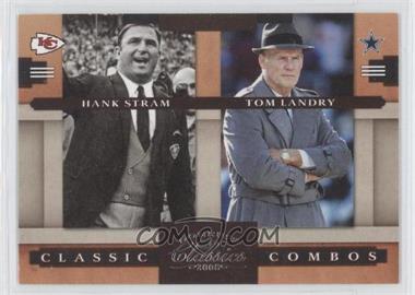 2008 Donruss Classics - Classic Combos #CC-14 - Hank Stram, Tom Landry /1000
