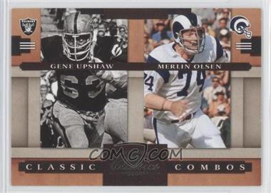 2008 Donruss Classics - Classic Combos #CC-3 - Gene Upshaw, Merlin Olsen /1000