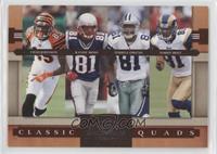 Chad Johnson, Randy Moss, Terrell Owens, Torry Holt [EX to NM] #/1,000