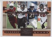 Edgerrin James, Fred Taylor, LaDainian Tomlinson, Warrick Dunn #/1,000