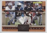 Barry Sanders, LaDainian Tomlinson, Walter Payton, Emmitt Smith [EX to&nbs…