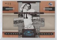 Norm Van Brocklin #/25