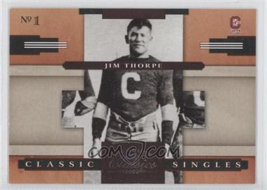 2008 Donruss Classics - Classic Singles #CS-19 - Jim Thorpe /1000