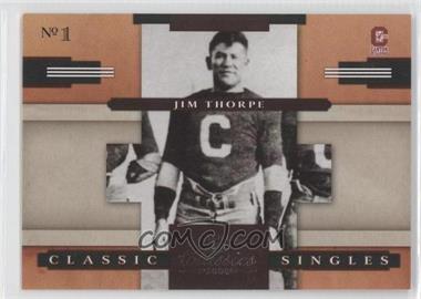 2008 Donruss Classics - Classic Singles #CS-19 - Jim Thorpe /1000