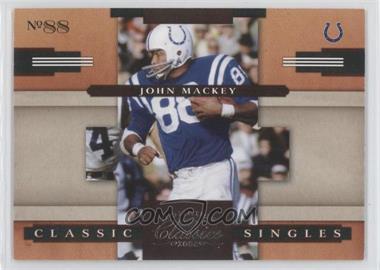 2008 Donruss Classics - Classic Singles #CS-6 - John Mackey /1000