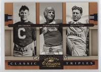 Jim Thorpe, Sammy Baugh, Ken Strong #/100