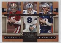 Joe Montana, Troy Aikman, Tom Brady #/1,000