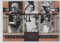 Bobby Layne, Norm Van Brocklin, Bob Waterfield #/1,000