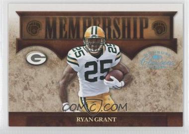 2008 Donruss Classics - Membership - Platinum #M-11 - Ryan Grant /25