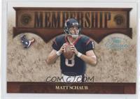 Matt Schaub #/25