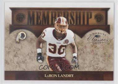 2008 Donruss Classics - Membership #M-15 - LaRon Landry /1000