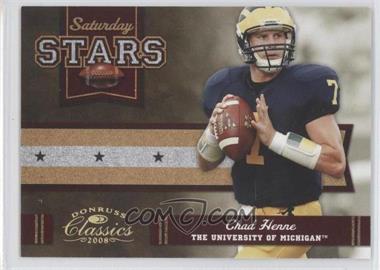 2008 Donruss Classics - Saturday Stars - Gold #SS-4 - Chad Henne /100