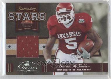 2008 Donruss Classics - Saturday Stars - Jerseys #SS-24 - Darren McFadden /250