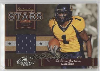 2008 Donruss Classics - Saturday Stars - Jerseys #SS-25 - DeSean Jackson /250