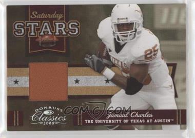 2008 Donruss Classics - Saturday Stars - Jerseys #SS-27 - Jamaal Charles /250