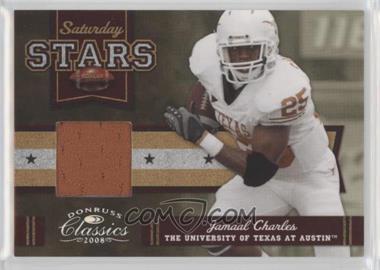 2008 Donruss Classics - Saturday Stars - Jerseys #SS-27 - Jamaal Charles /250