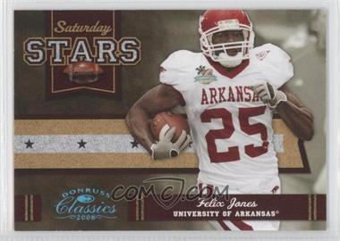 2008 Donruss Classics - Saturday Stars - Platinum #SS-26 - Felix Jones /25