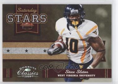 2008 Donruss Classics - Saturday Stars - Silver #SS-30 - Steve Slaton /250