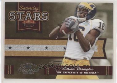 2008 Donruss Classics - Saturday Stars #SS-23 - Adrian Arrington /1000