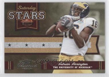 2008 Donruss Classics - Saturday Stars #SS-23 - Adrian Arrington /1000