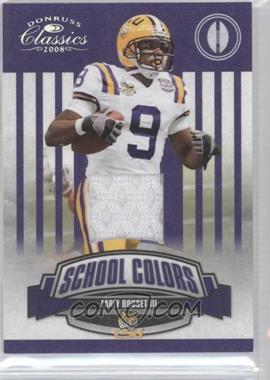 2008 Donruss Classics - School Colors - Jerseys #SC-12 - Early Doucet III /100