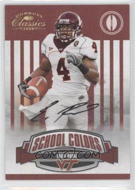 2008 Donruss Classics - School Colors - Signatures #SC-13 - Eddie Royal /50