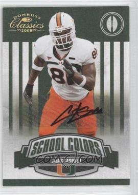 2008 Donruss Classics - School Colors - Signatures #SC-42 - Calais Campbell /50