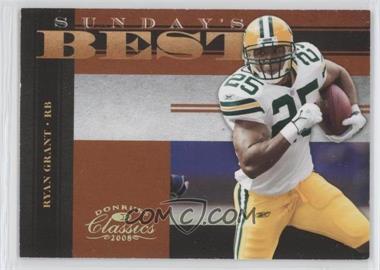 2008 Donruss Classics - Sunday's Best - Gold #SB-31 - Ryan Grant /100