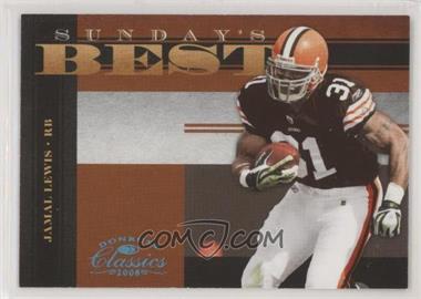 2008 Donruss Classics - Sunday's Best - Platinum #SB-2 - Jamal Lewis /25