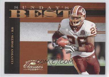 2008 Donruss Classics - Sunday's Best - Silver #SB-23 - Clinton Portis /250